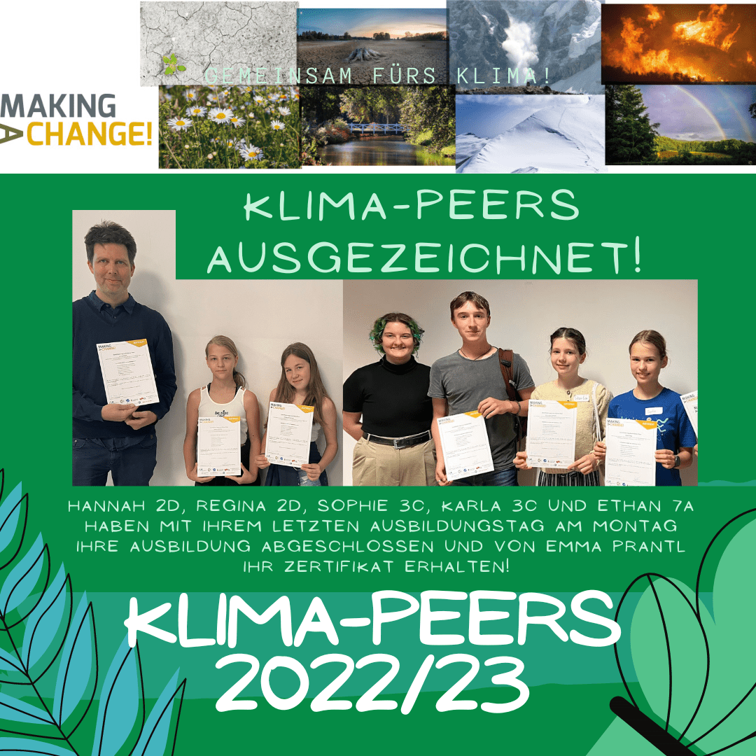 Klimapeers ausgezeichnet