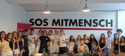 Zivilcourage-Workshop der 6E bei SOS Mitmensch