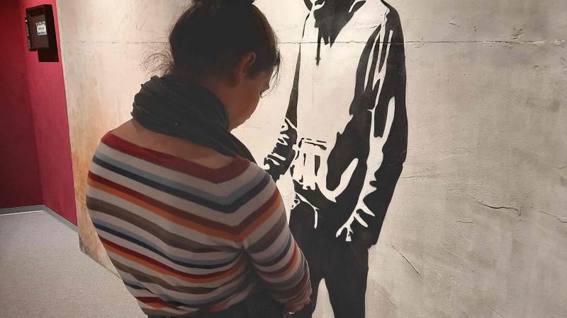 8b und 8d in der "Banksy Ausstellung"