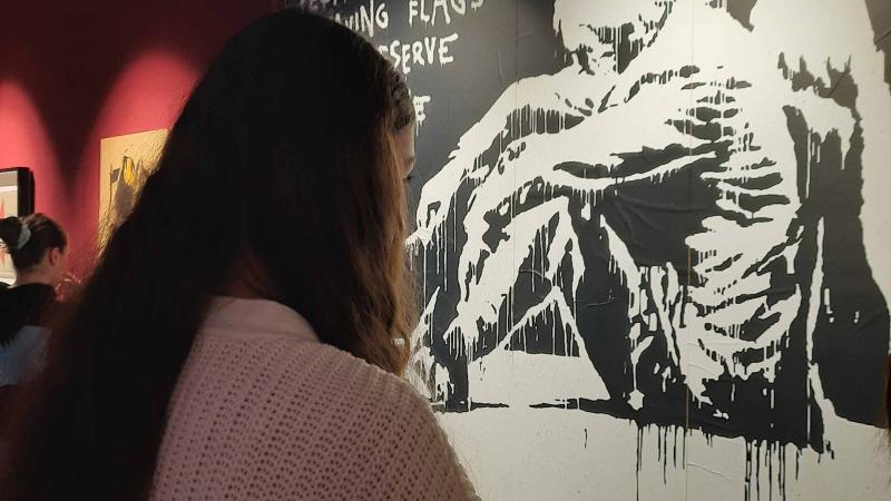 8b und 8d in der "Banksy Ausstellung"