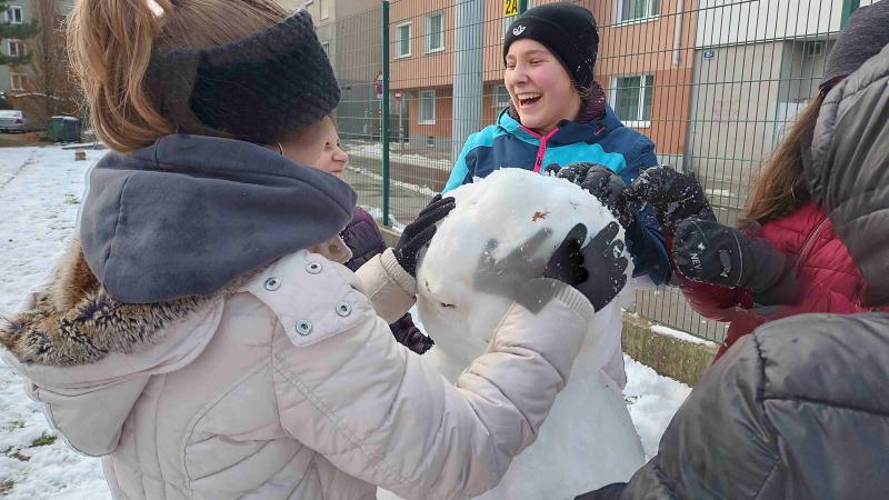 4B im Schnee