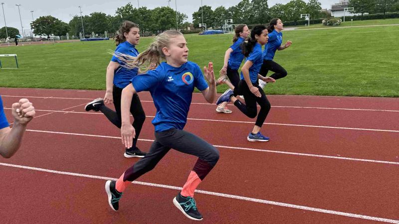 Leichtathletik Wettkampf Unterstufe